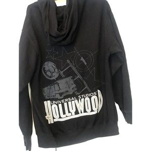 Vintage Universal Studios  Hollywood Hooded ZipUp Cotton Sweatshirt Filming M